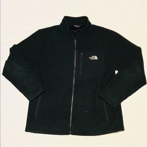 Men’s Black Full Zip North Face fleece Jacket